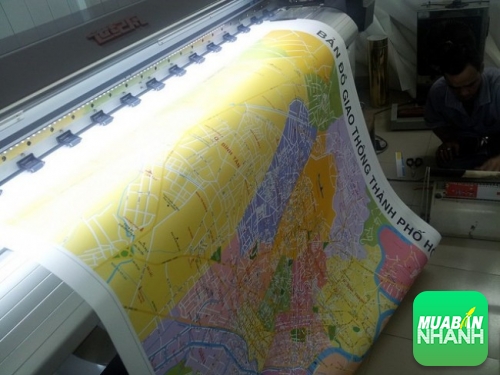In PP khổ lớn theo yêu cầu làm bản đồ giao thông thành phố Hồ Chí Minh - In PP mực nước tại In Kỹ Thuật Số