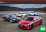 Đánh giá màu xe Toyota Camry 2016