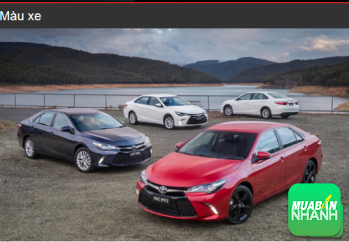Đánh giá màu xe Toyota Camry 2016, 257, Minh Thiện, In-An.com, 18/08/2016 14:05:25